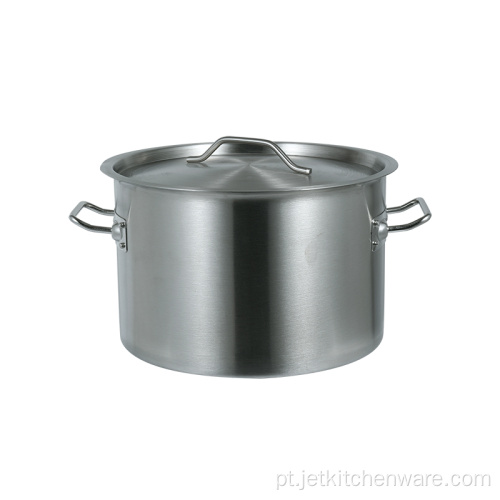 Indução Três camadas Stockpot de cozinha em aço inoxidável